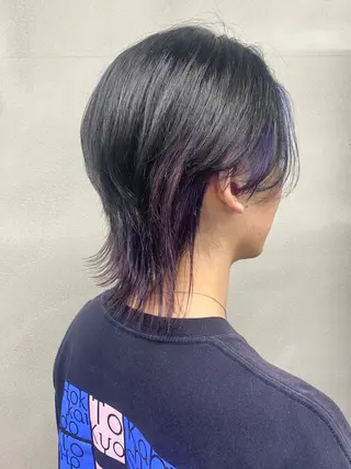 ショート カラー メンズ 柏 デザインカラー/ レイヤー🐣シオリのヘアスタイル