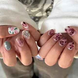 ネイル hinako /個性派ニュアンスのネイルデザイン