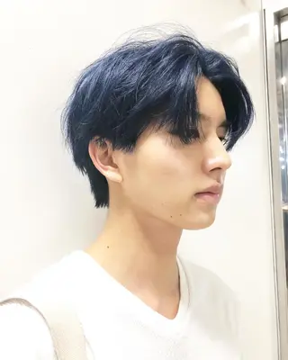 カラー ヘアアレンジ メンズ ainico+所属・メンズ特化✂️栗原 侑也のヘアスタイル