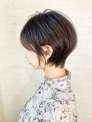 ショート 神野 雅樹のヘアスタイル