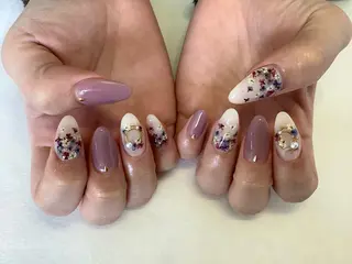 ネイル 💎🐰 saki. m 🐰💎のネイルデザイン