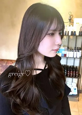 カラー Ly hair / nanoha🤍のヘアスタイル