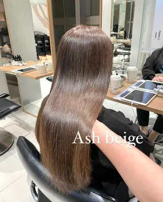 ロング カラー ツヤ髪/韓国ヘア 💎Nokaのヘアスタイル