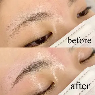 マツエク・マツパ アイブロウ pu muのネイルデザイン