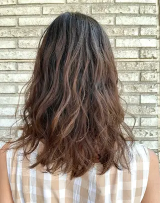 ミディアム パーマ 無料カットモデル募集 /　 Juanのヘアスタイル