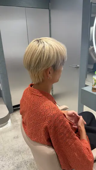 メンズ せな立川レディース メンズカットモデルのヘアスタイル