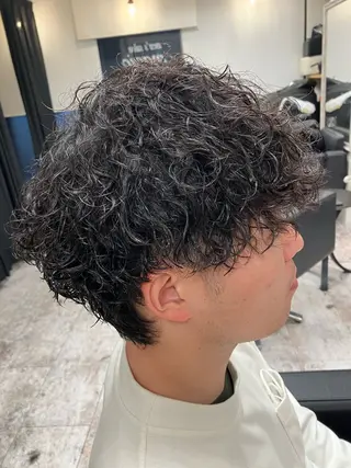 パーマ メンズ メンズ特化/パーマ/ フェードWATARUのヘアスタイル