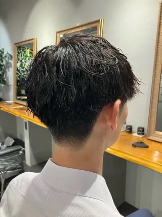 ショート メンズ メンズ/ケアパーマ /hayashiのヘアスタイル