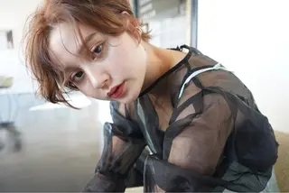 ショート ミルクティ/ピンク/ レイヤー/yuriaのヘアスタイル