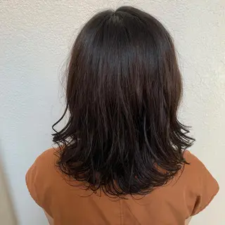 ミディアム カラー パーマ シールエクステ/渋谷 ／ギャル/LIALAのヘアスタイル