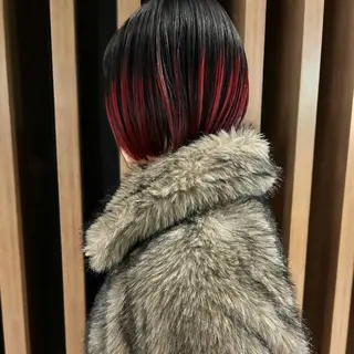 ショート カラー ハイトーン/ブリーチ 似合せカット/パーマのヘアスタイル