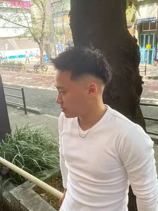 メンズ Le'a所属・渋谷/フェード/ 國分 翔のヘアスタイル