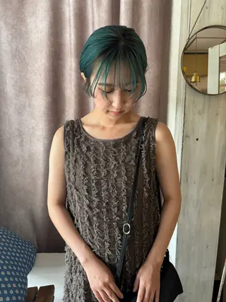 ショート saya/似合わせ /透明感カラーのヘアスタイル