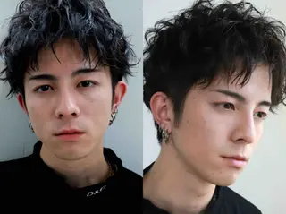 ミディアム メンズ 束感×モテ髪メンズ 特化スタイリスト和馬のヘアスタイル