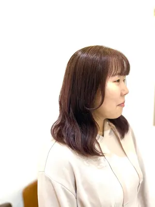 ミディアム カラー FELICE of hair所属・堀 大輔のヘアスタイル