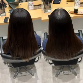 セミロング 髪質改善ヘアケア 艶髪特化/上田のヘアスタイル