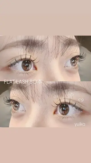 マツエク・マツパ airRe yuikaのマツエク・マツパデザイン