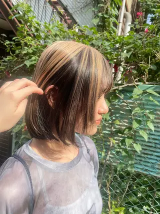 ショート カラー MIRROR eyelashes eyebrows所属・ユウナ ︎︎ MIRRORの眉毛・アイブロウイメージ