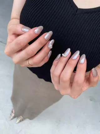 ロング カラー ヘアアレンジ キッズ ネイル マツエク・マツパ 福田 加奈のネイルデザイン