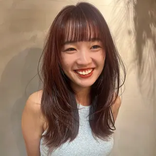 ロング 似合わせカット✂︎ 艶カラー･*:湊七海のヘアスタイル