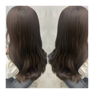 ロング 🩶韓国艶髪🇰🇷 下本夕綺のヘアスタイル