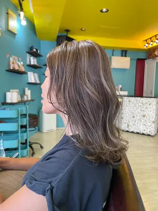 セミロング Share Salon Reco【GARDEN】所属・末石 智のヘアスタイル