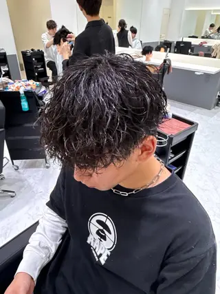 パーマ 岡山 綾汰のヘアスタイル