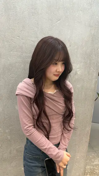 ロング カラー Le'a  谷町🌱 ツボタホノカのヘアスタイル