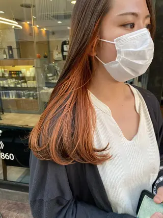 ロング olino 【オリノ】西田辺のヘアスタイル