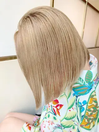 ミディアム カラー レイヤー専門家 ダブルカラー修のヘアスタイル
