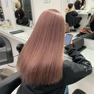 ロング カラー 暖色🩷透明感カラー ♡Maika♡のヘアスタイル