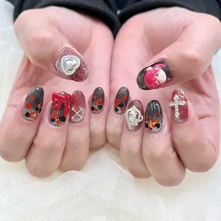 セミロング 池袋痛ネイル Nok. 渡辺のネイルデザイン