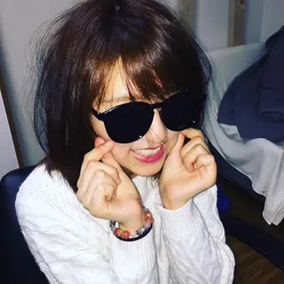 ミディアム カラー じょん 。のヘアスタイル