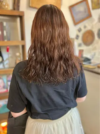 セミロング パーマ Joh/メンズカット /レイヤー/ブリーチのヘアスタイル