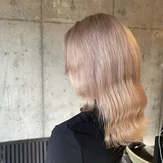 カラー 透明感/韓国風 🤍moeka🤍のヘアスタイル