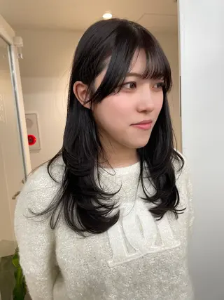 ロング ショート/ボブ/ パーマ/井上のヘアスタイル