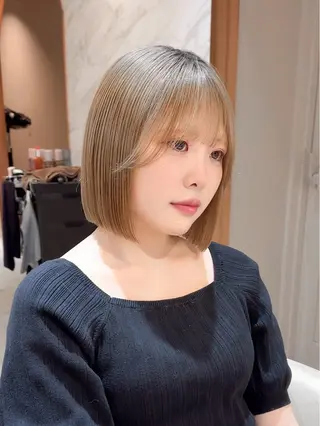 ミディアム 縮毛矯正/韓国ヘア /レイヤー🎀ミズキのヘアスタイル