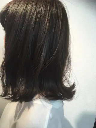 ミディアム 安永 涼のヘアスタイル