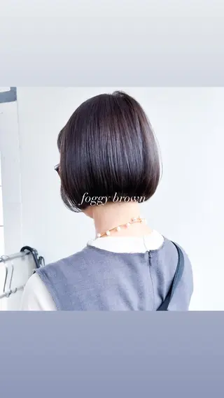 ショート カラー 艶カラー🫧 猿渡 響のヘアスタイル