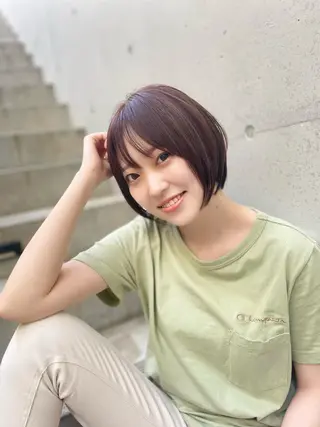 ショート TMJ所属・拓麿✂︎/ショート 専門×透明感カラーのヘアスタイル