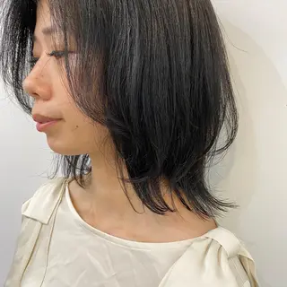 ミディアム 🪭risa 暖色/レイヤー🪭のヘアスタイル