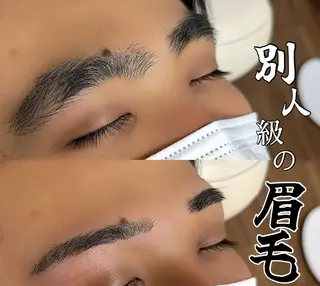 メンズ アイブロウ Briller @odawaraのマツエク・マツパデザイン