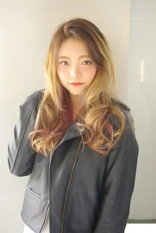 ミディアム セミロング ロング カラー 原宿サロン代表 デザインカラー伊藤卓のヘアスタイル