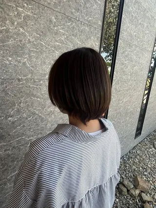 ショート カラー りな/ツヤカラー/ 豊橋美容院のヘアスタイル