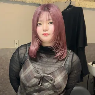 ミディアム カラー The Path ARENのヘアスタイル