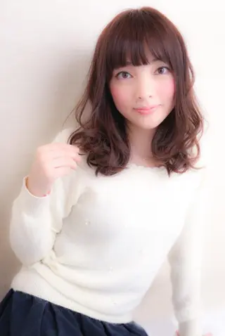 ミディアム カラー ハイライト/髪質改善 ✂️十河祐輝のヘアスタイル