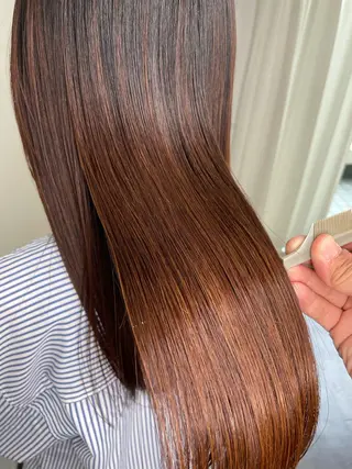 セミロング Michel by chainon ミッシェルバイシェノン所属・美髪職人/傷ませない カラー/橋本拓弥のヘアスタイル