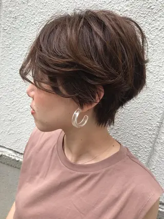 ショート さの あやねのヘアスタイル