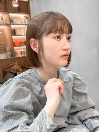 ミディアム 縮毛矯正/韓国ヘア /レイヤー🎀ミズキのヘアスタイル