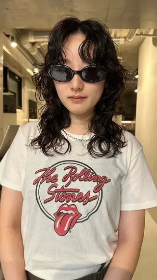 ミディアム パーマ 斎藤祐樹 /レイヤー/パーマのヘアスタイル